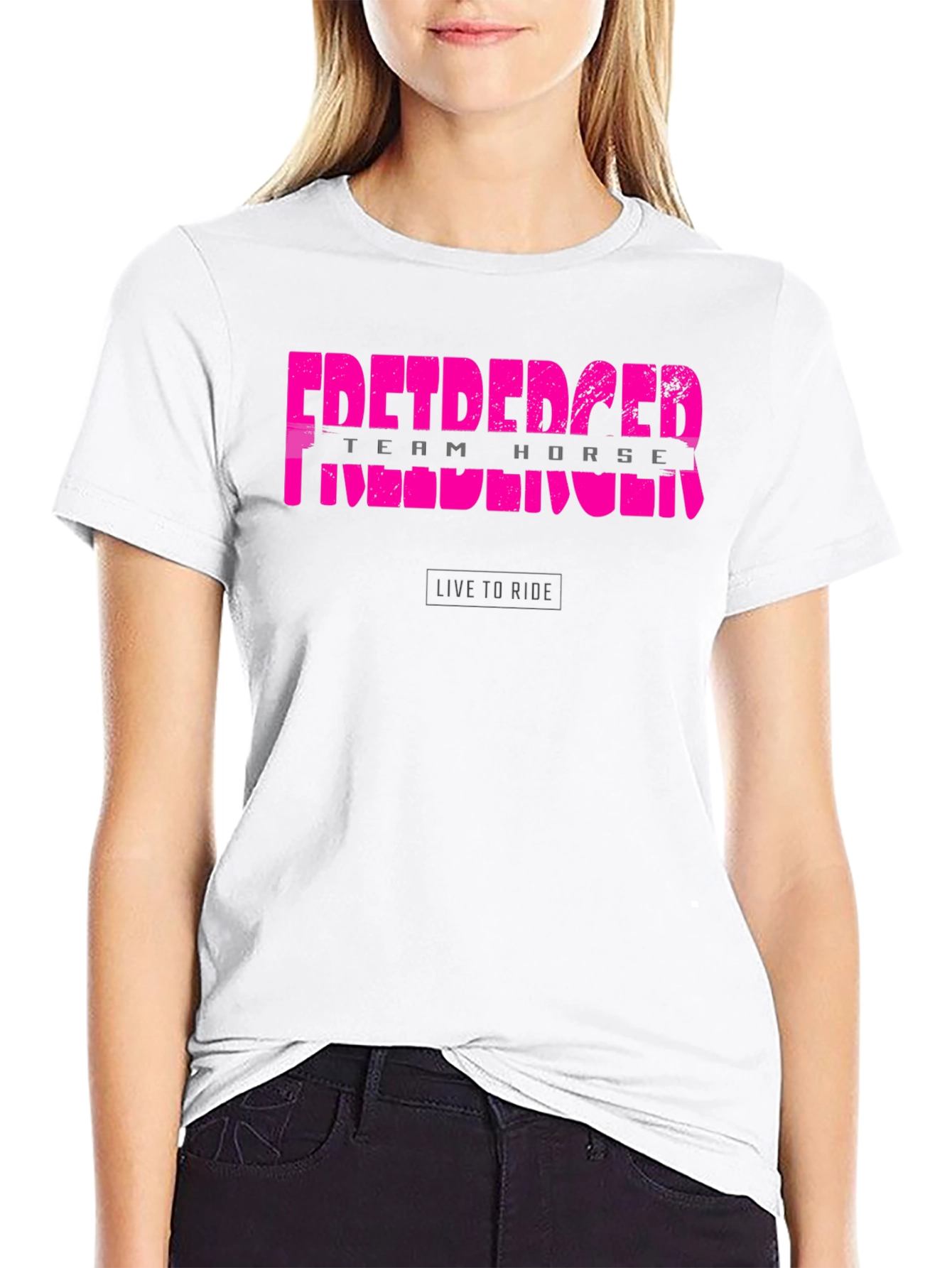 Freiberger Team Horse Black T-Shirt