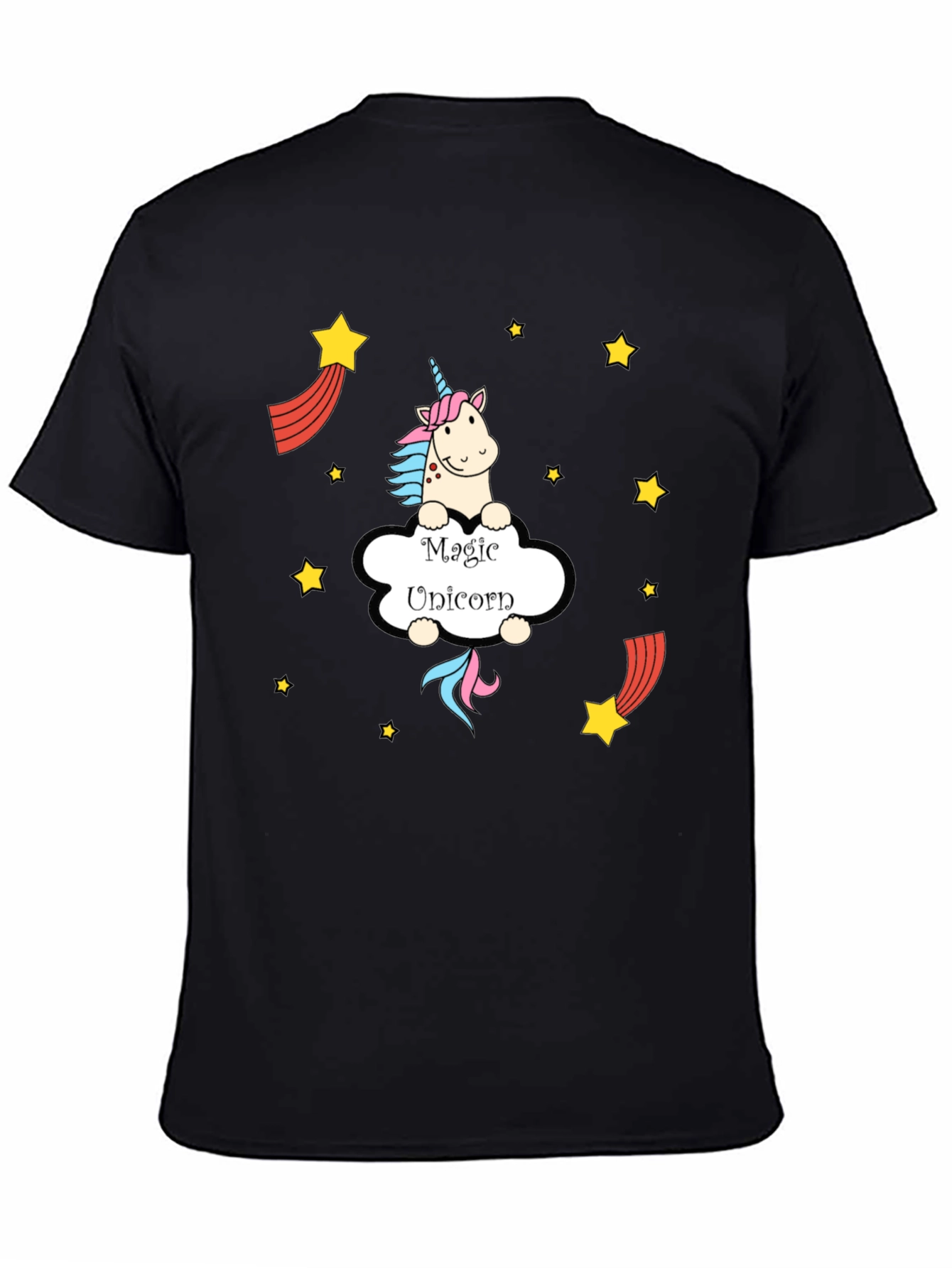 Magic Unicorn T-Shirt - Cute Cartoon Design