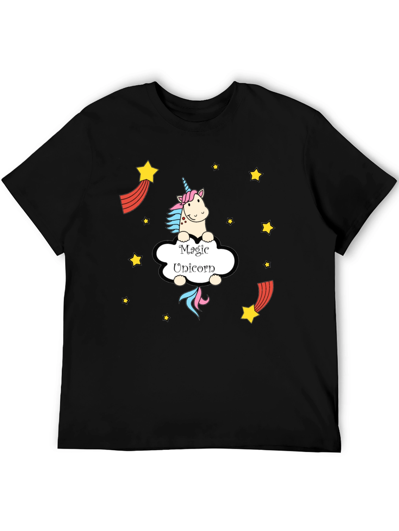 Magic Unicorn T-Shirt - Cute Cartoon Design