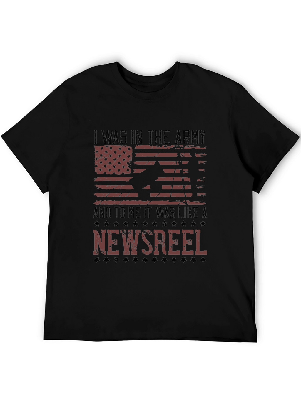 I Was In The Army Newsreel Graphic Tee