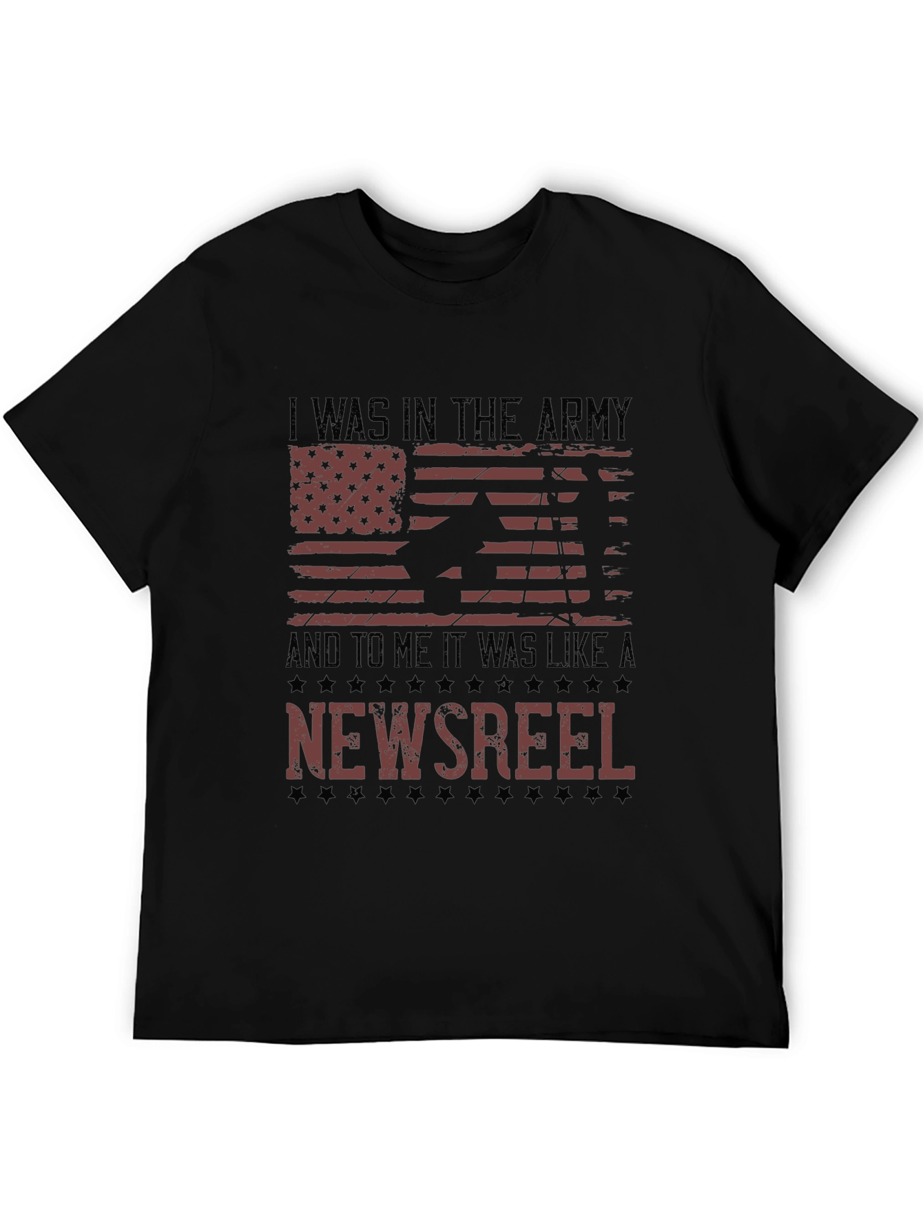 I Was In The Army Newsreel Graphic Tee