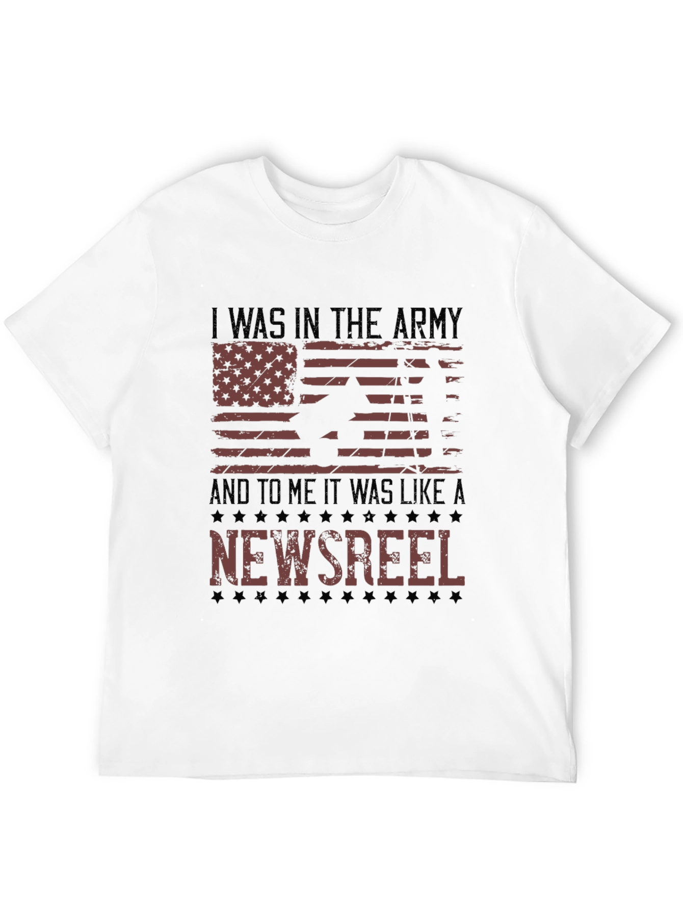 I Was In The Army Newsreel Graphic Tee