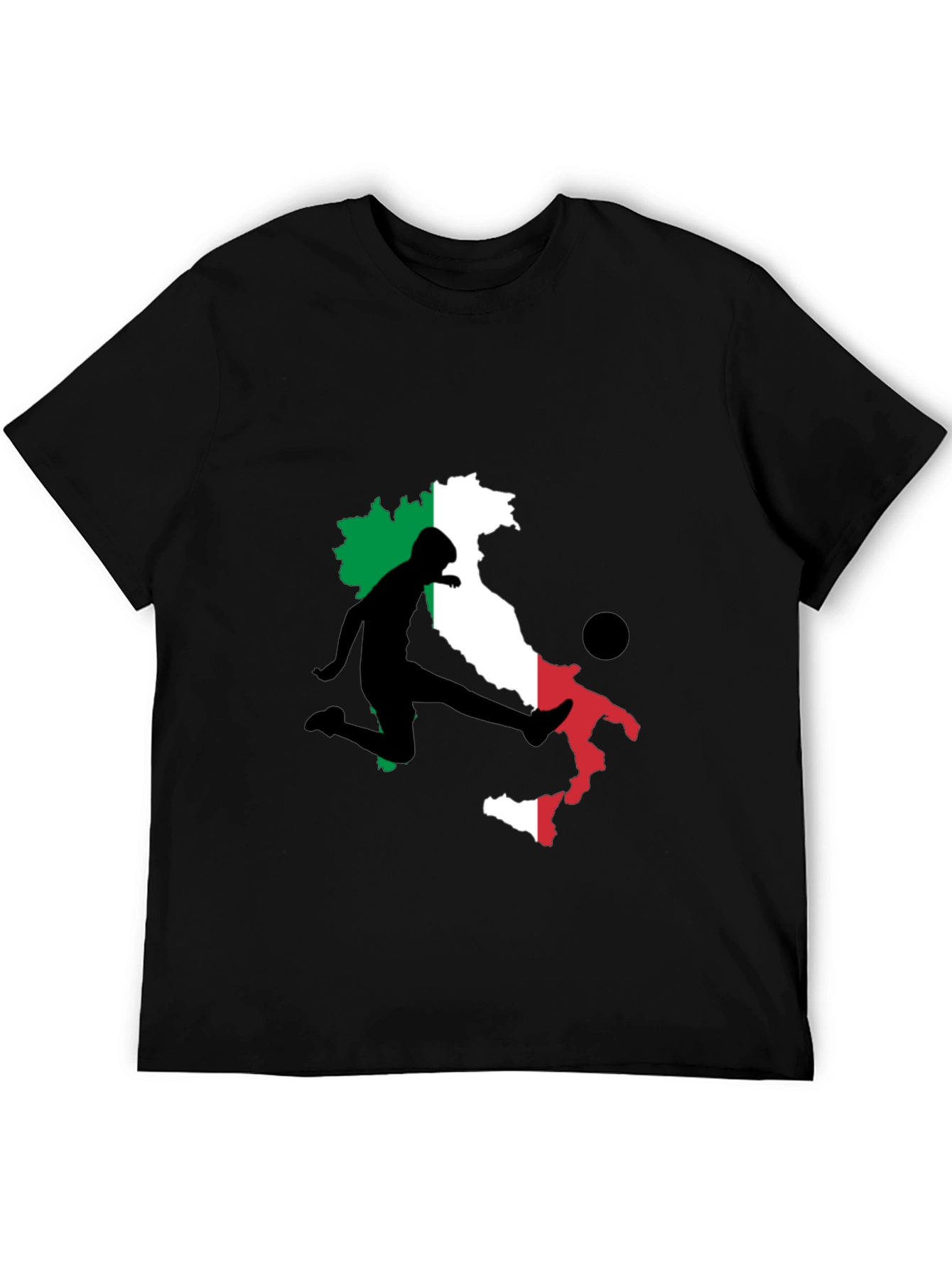 Italy Soccer T-Shirt: Italian Flag Football Tee