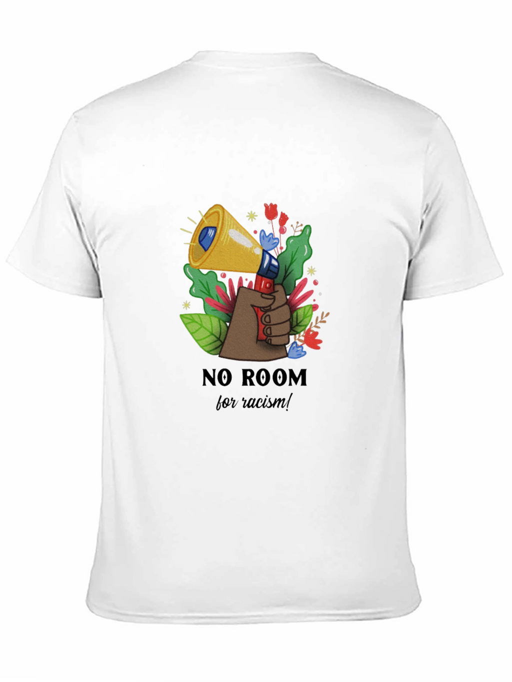 No Room for Racism Black T-Shirt