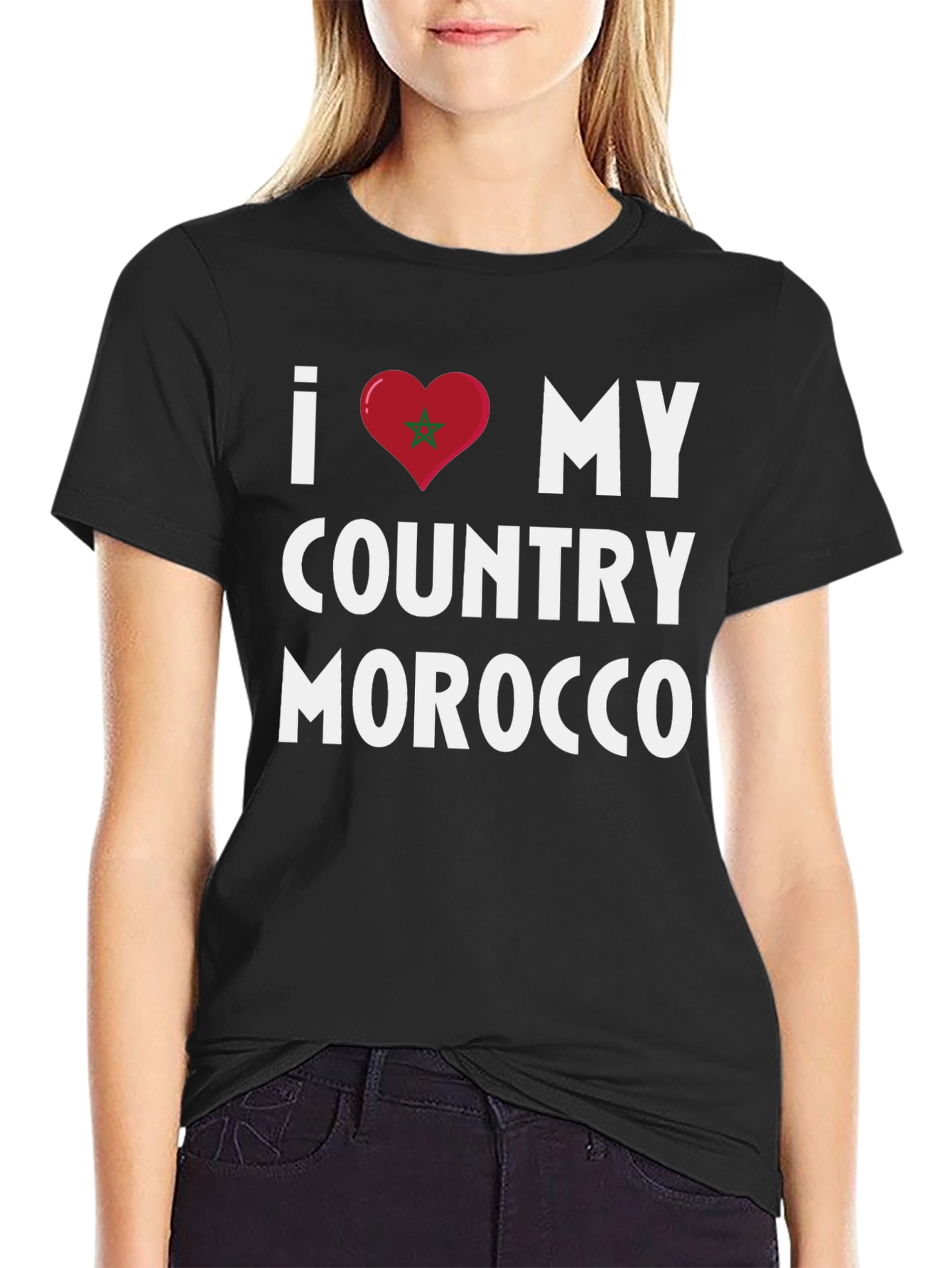 Morocco Pride T-Shirt - I Love My Country Graphic Tee