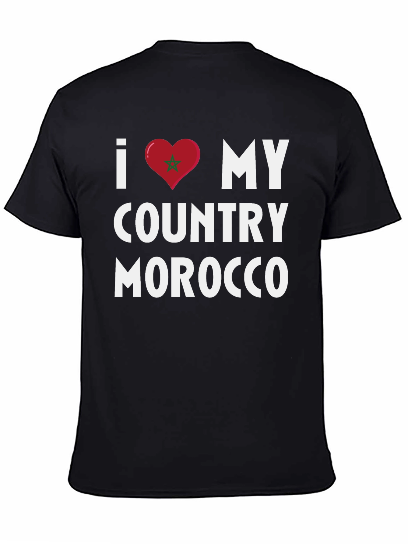 Morocco Pride T-Shirt - I Love My Country Graphic Tee
