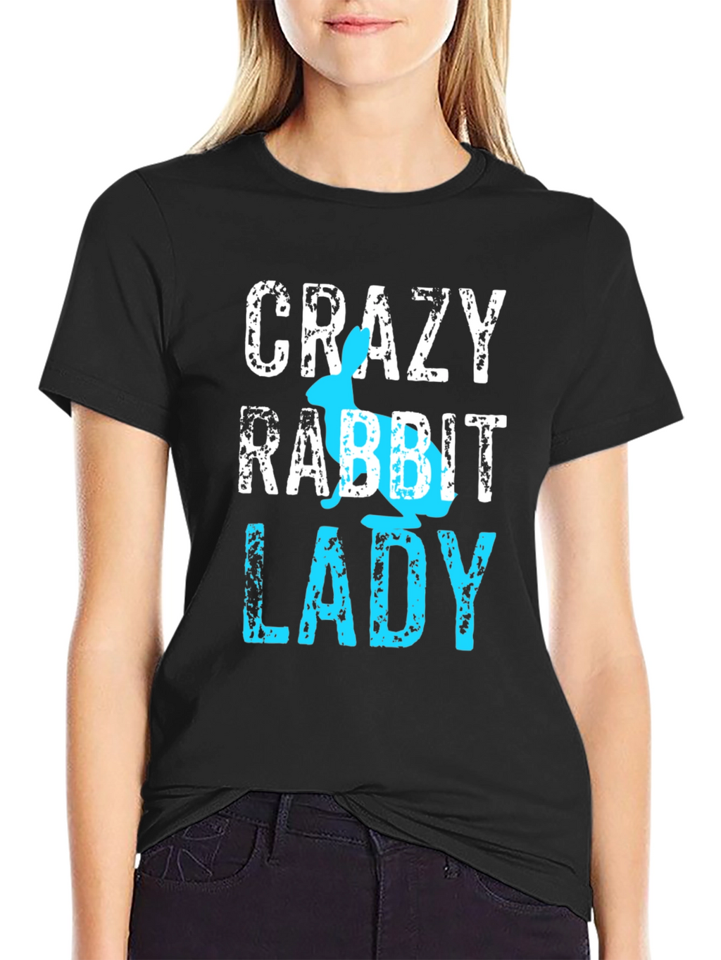 Crazy Rabbit Lady T-Shirt