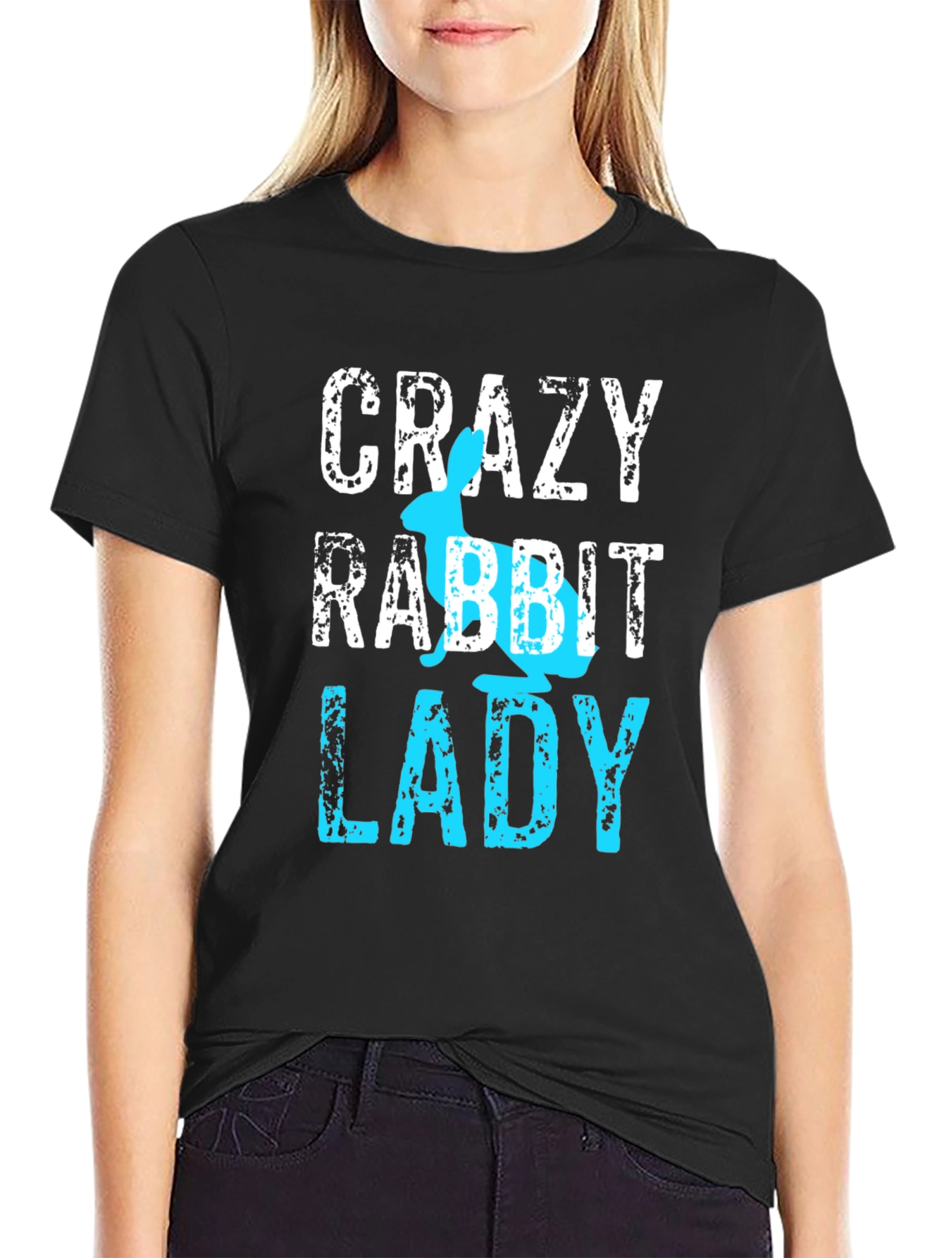 Crazy Rabbit Lady T-Shirt