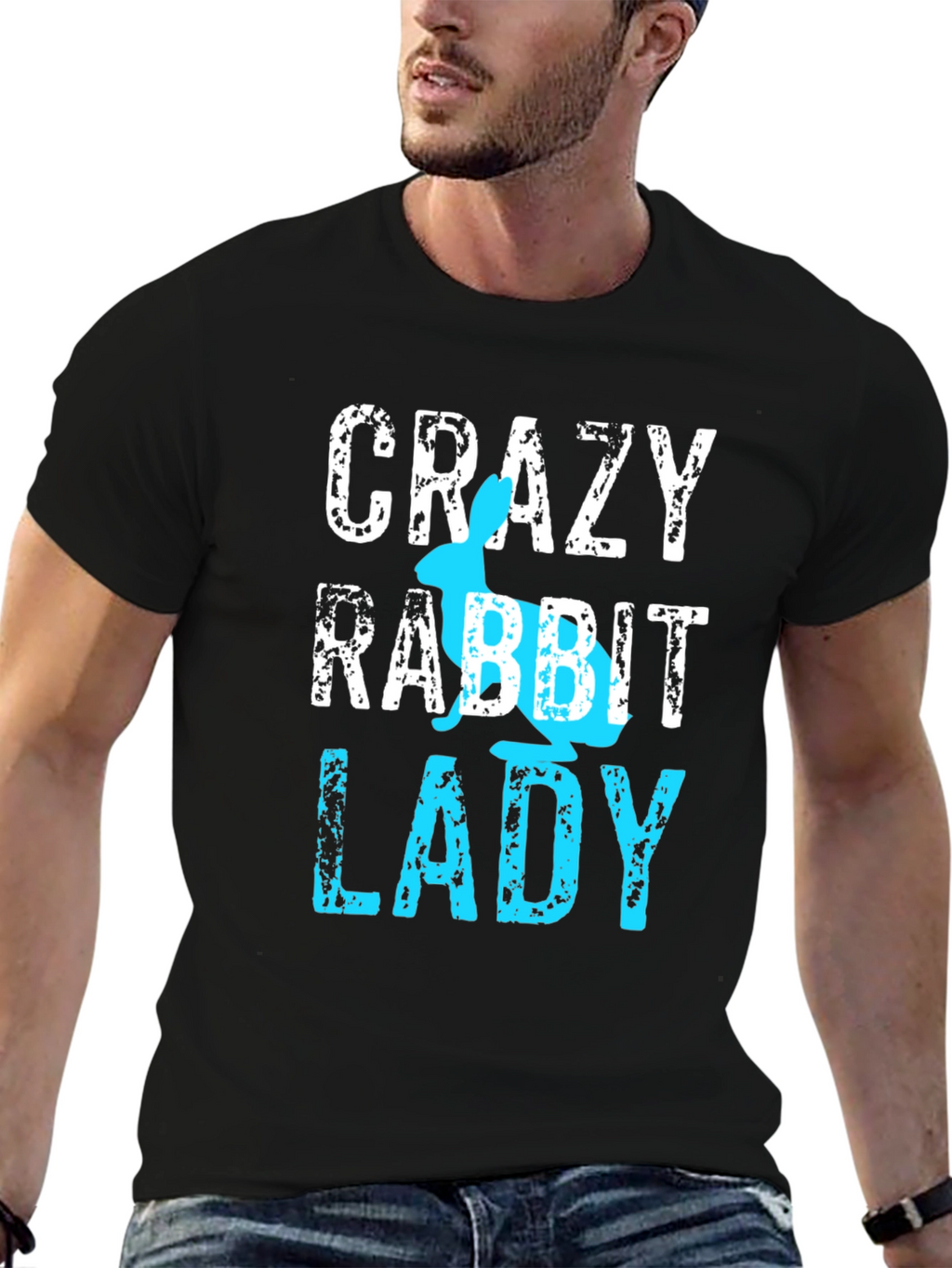 Crazy Rabbit Lady T-Shirt