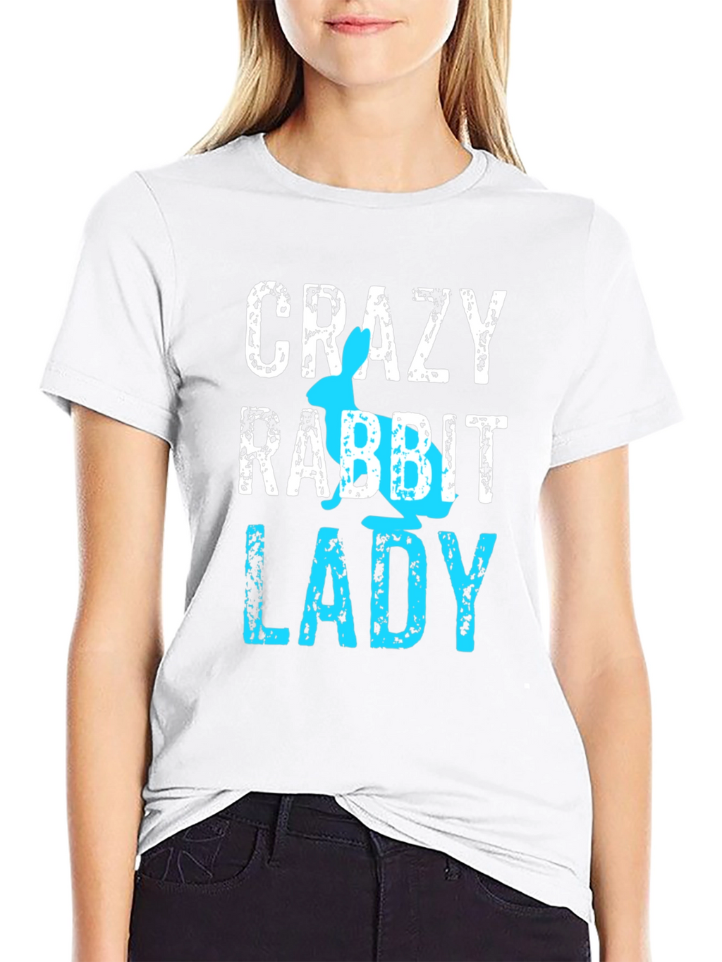 Crazy Rabbit Lady T-Shirt