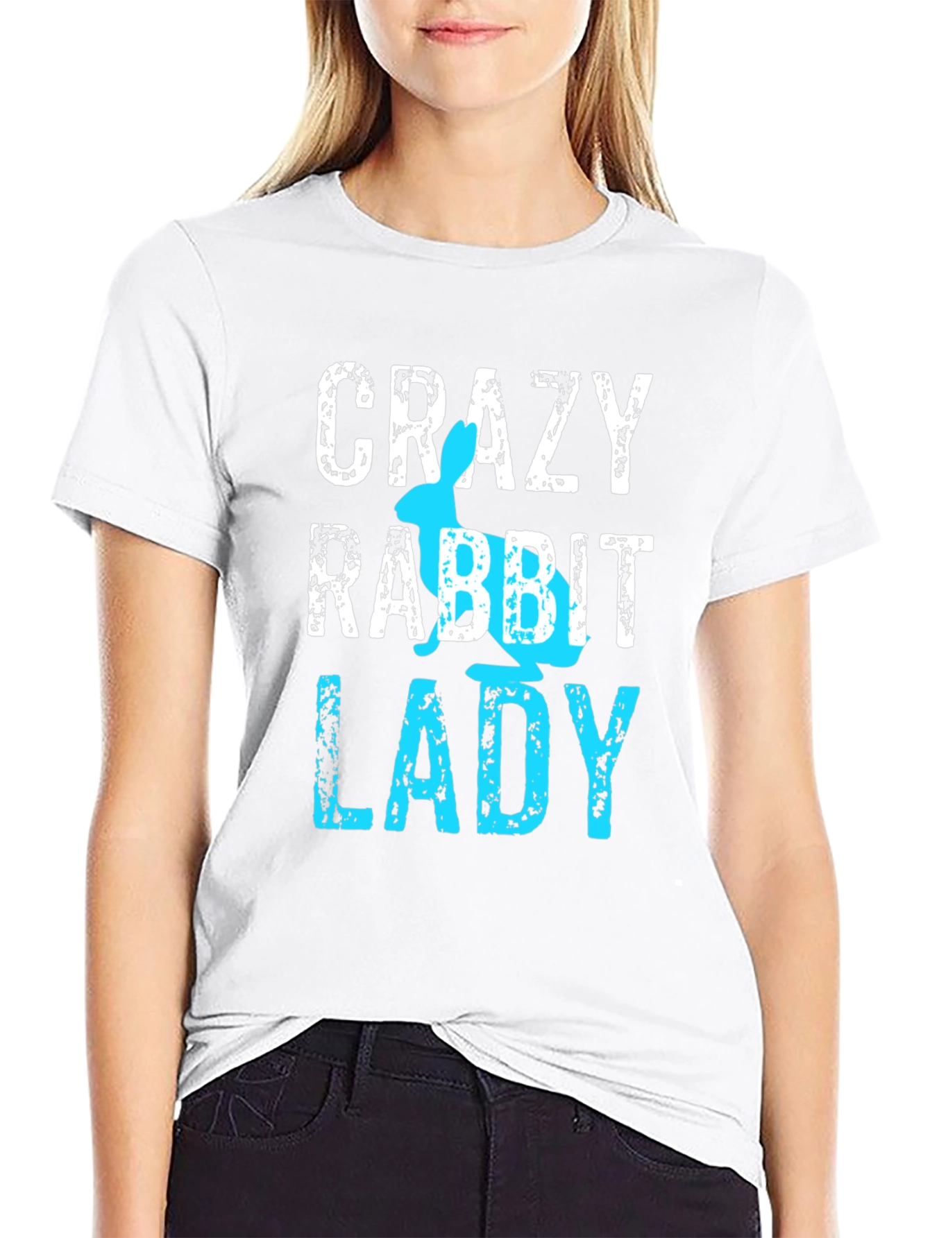 Crazy Rabbit Lady T-Shirt