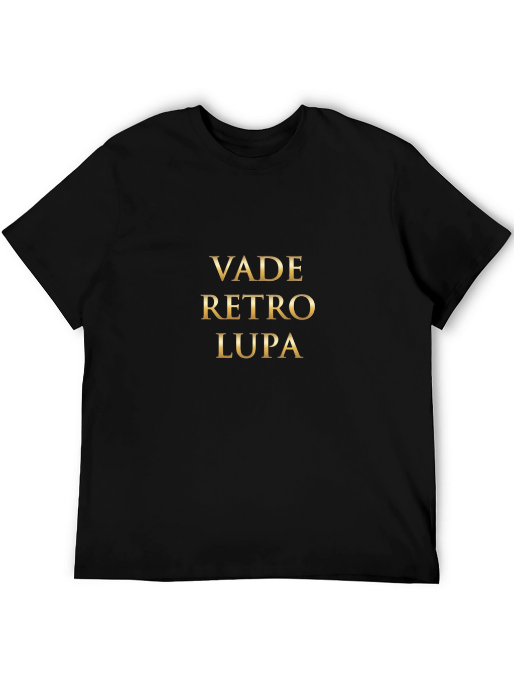 Vade Retro Lupa Black Graphic Tee
