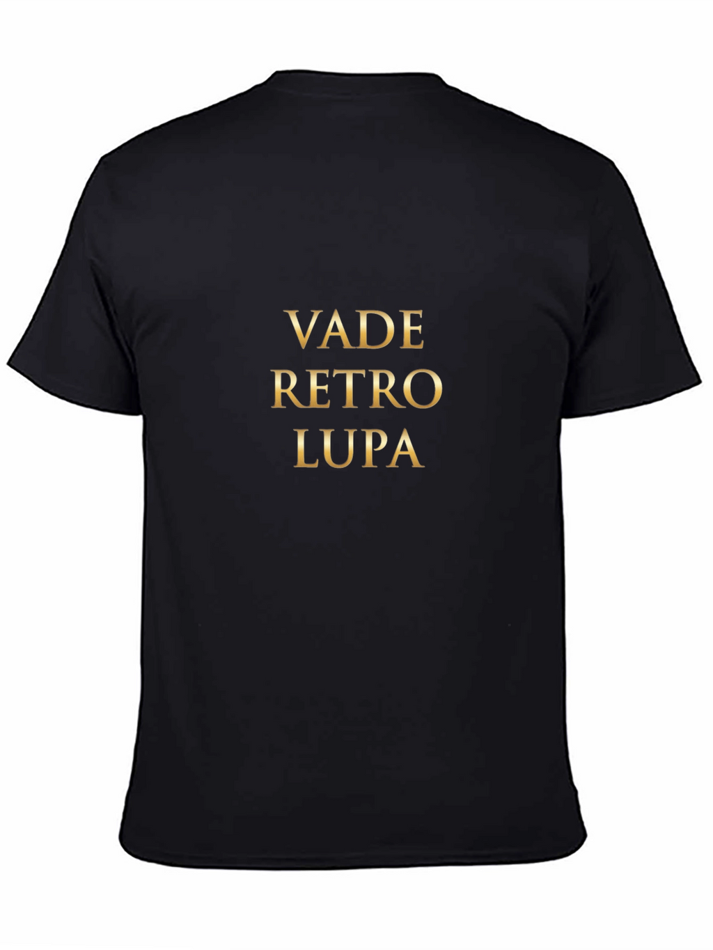 Vade Retro Lupa Black Graphic Tee