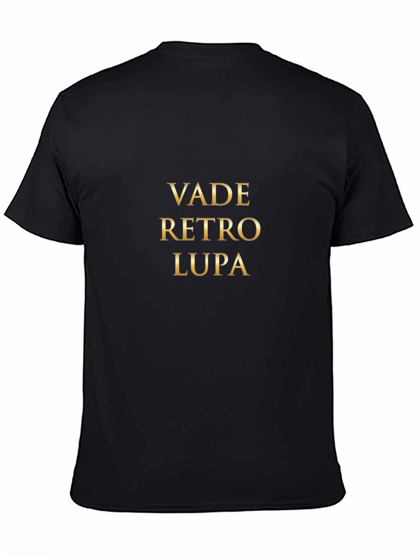Vade Retro Lupa Black Graphic Tee