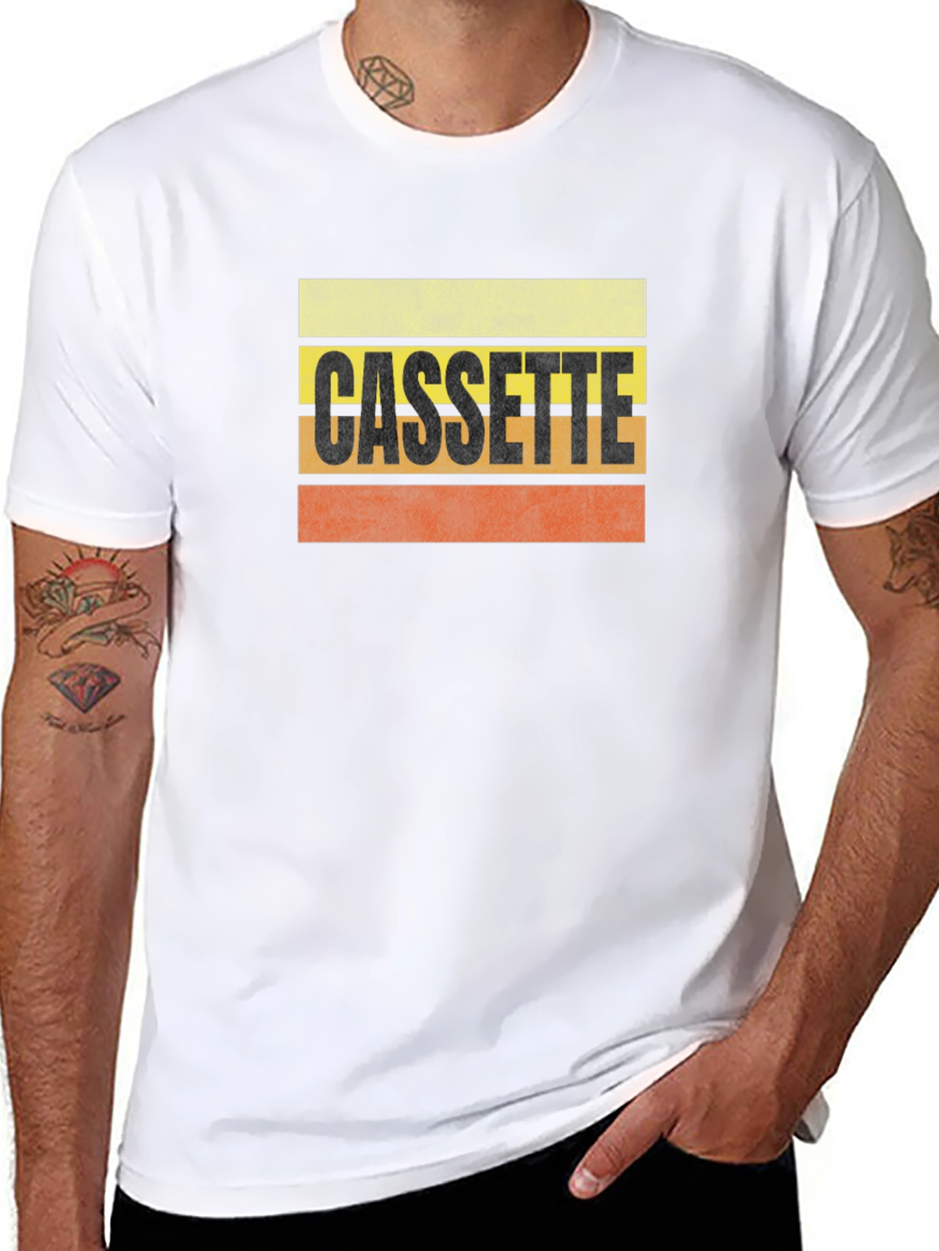 Cassette Retro Graphic Tee - Classic Style