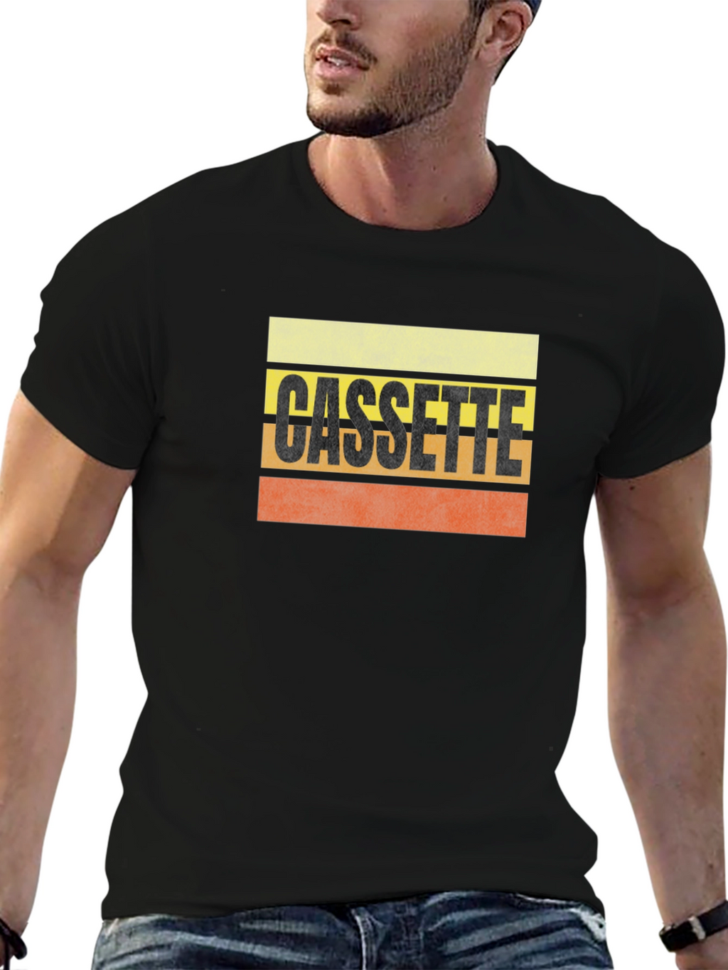 Cassette Retro Graphic Tee - Classic Style