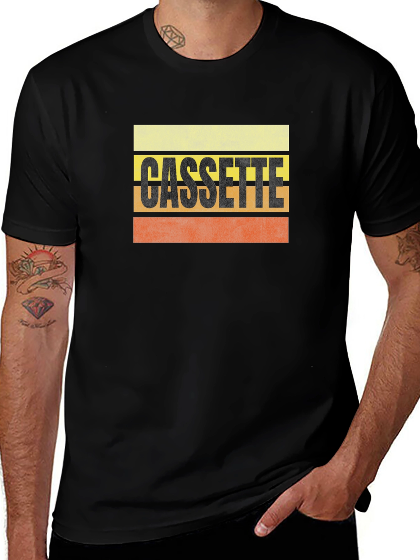 Cassette Retro Graphic Tee - Classic Style