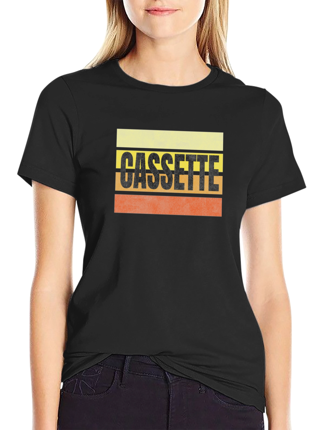Cassette Retro Graphic Tee - Classic Style