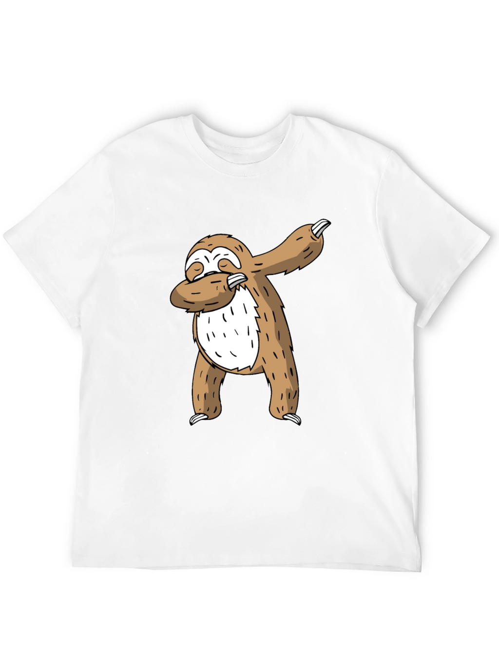 Dabbing Sloth Graphic Tee - Cool Casual T-Shirt