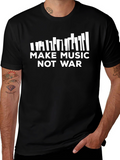 Make Music Not War Graphic Tee