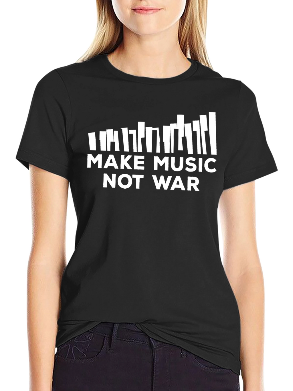 Make Music Not War Graphic Tee