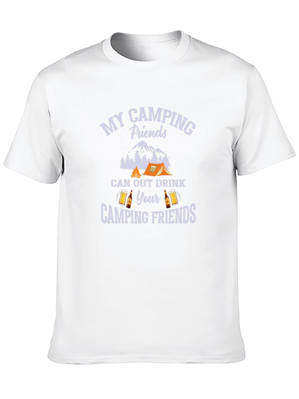 Camping Friends T-Shirt - Drinking Buddies