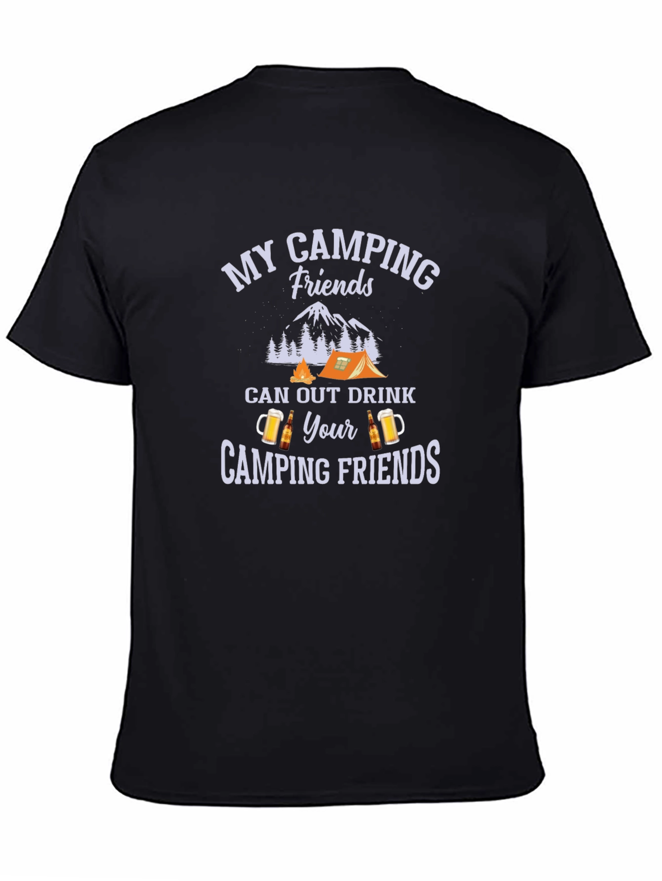 Camping Friends T-Shirt - Drinking Buddies