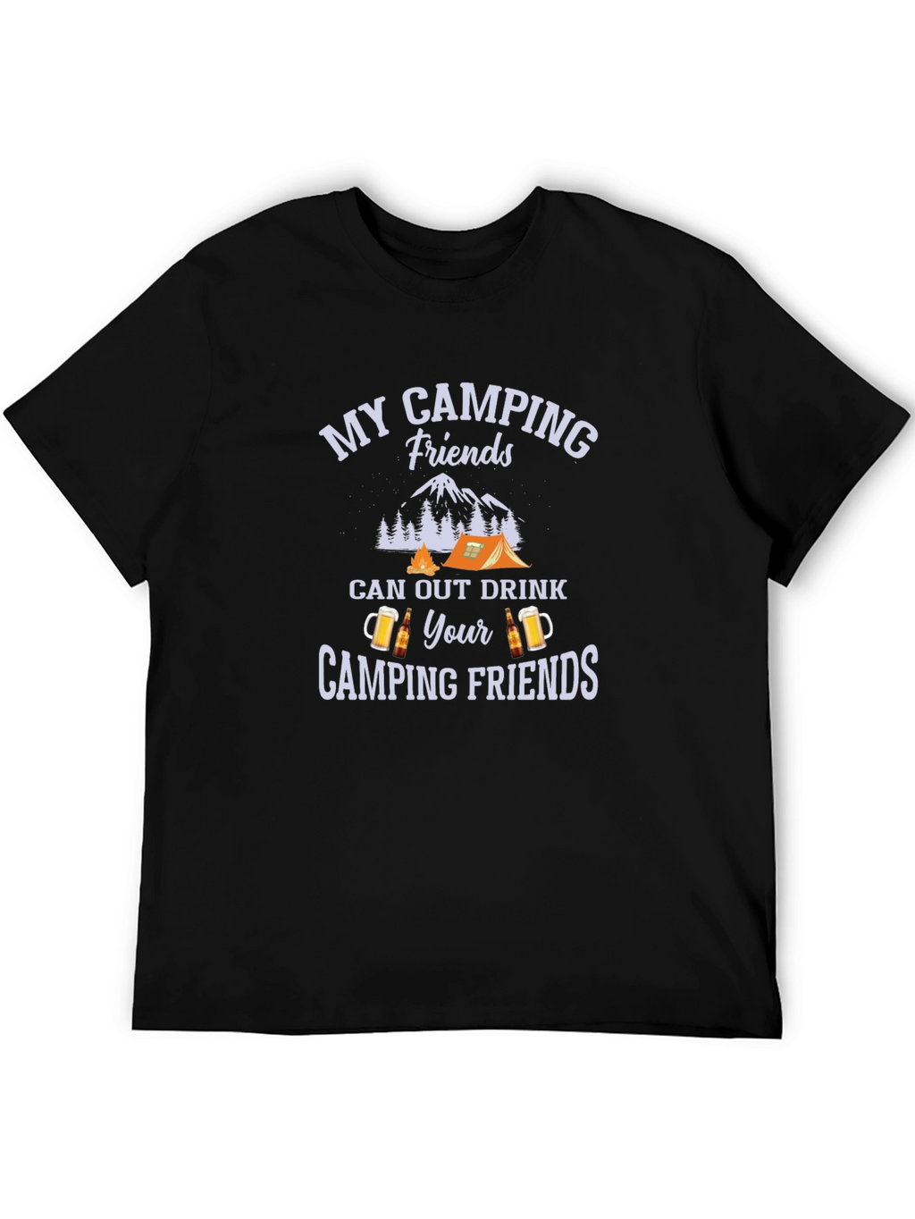 Camping Friends T-Shirt - Drinking Buddies