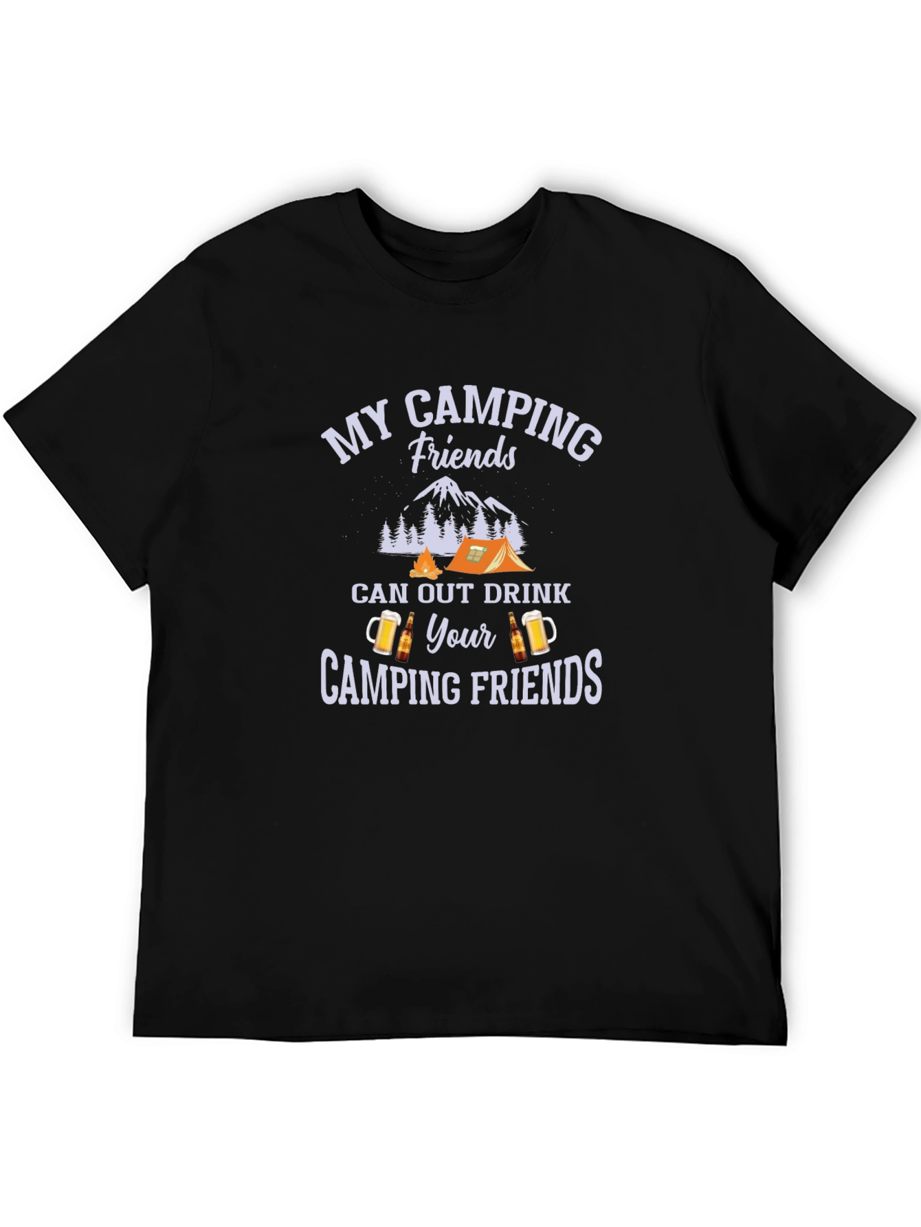 Camping Friends T-Shirt - Drinking Buddies