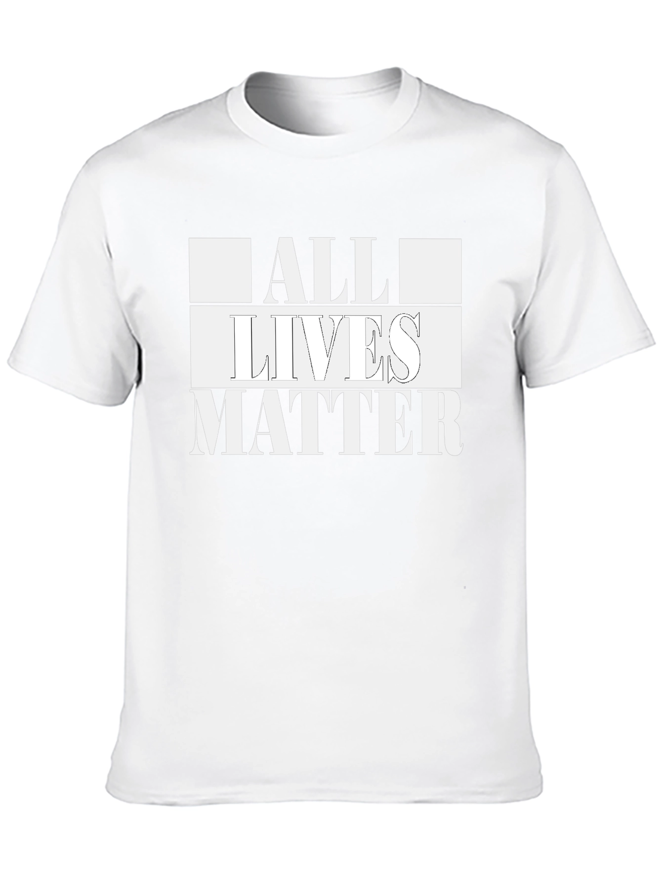 All Lives Matter Graphic Tee - Bold Statement Shirt