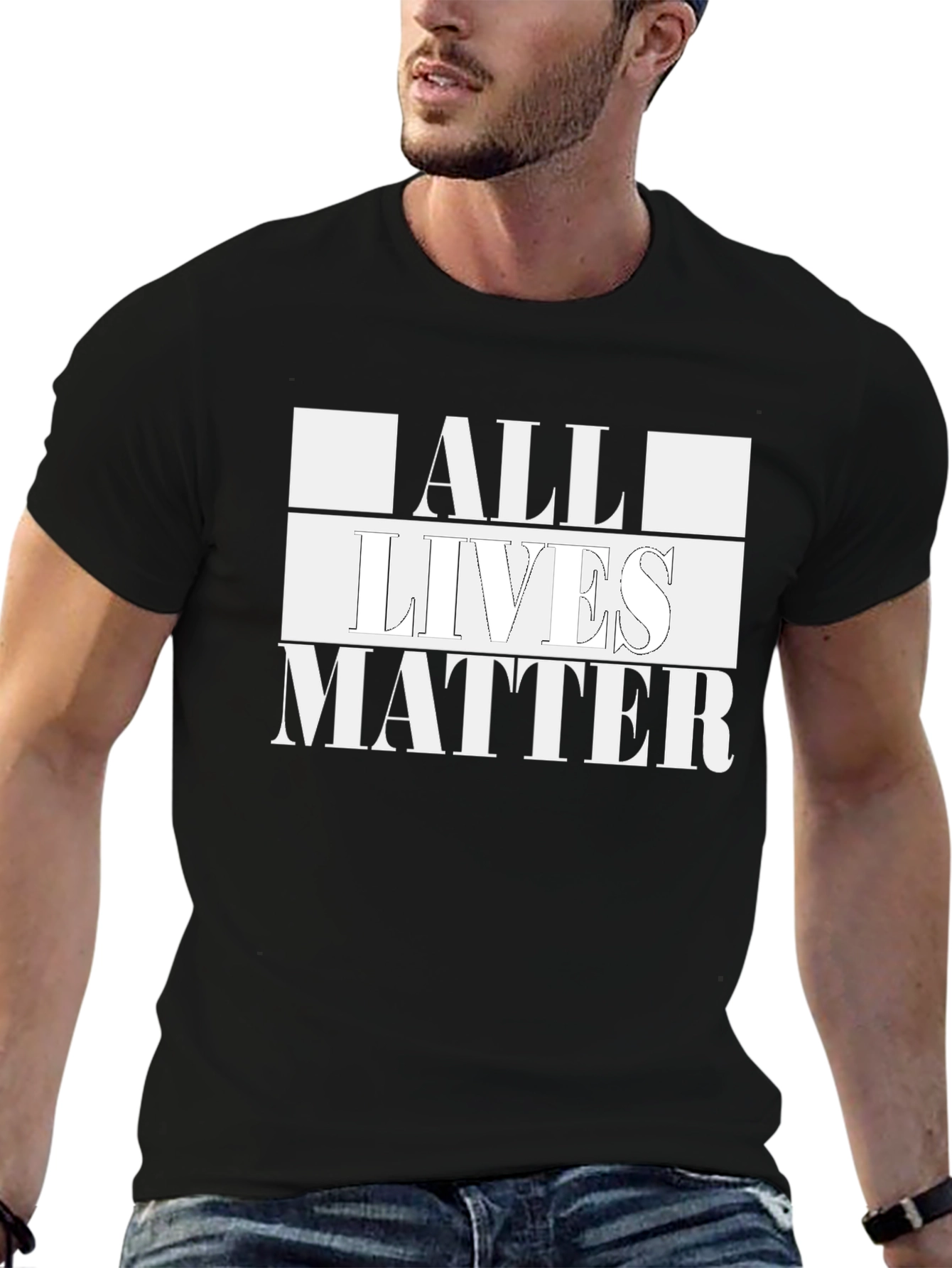 All Lives Matter Graphic Tee - Bold Statement Shirt