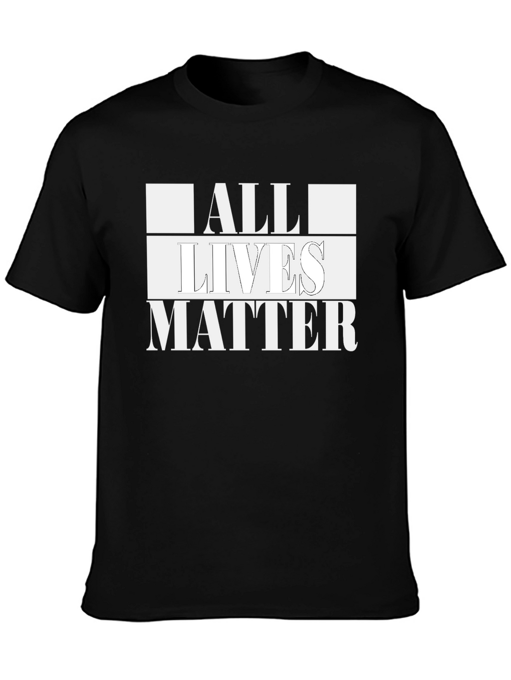 All Lives Matter Graphic Tee - Bold Statement Shirt
