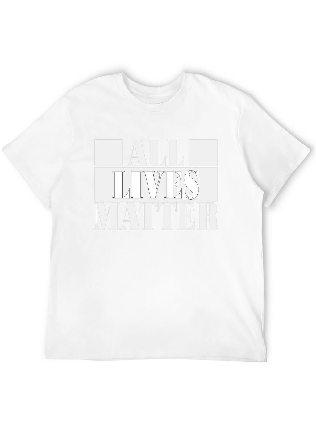 All Lives Matter Graphic Tee - Bold Statement Shirt