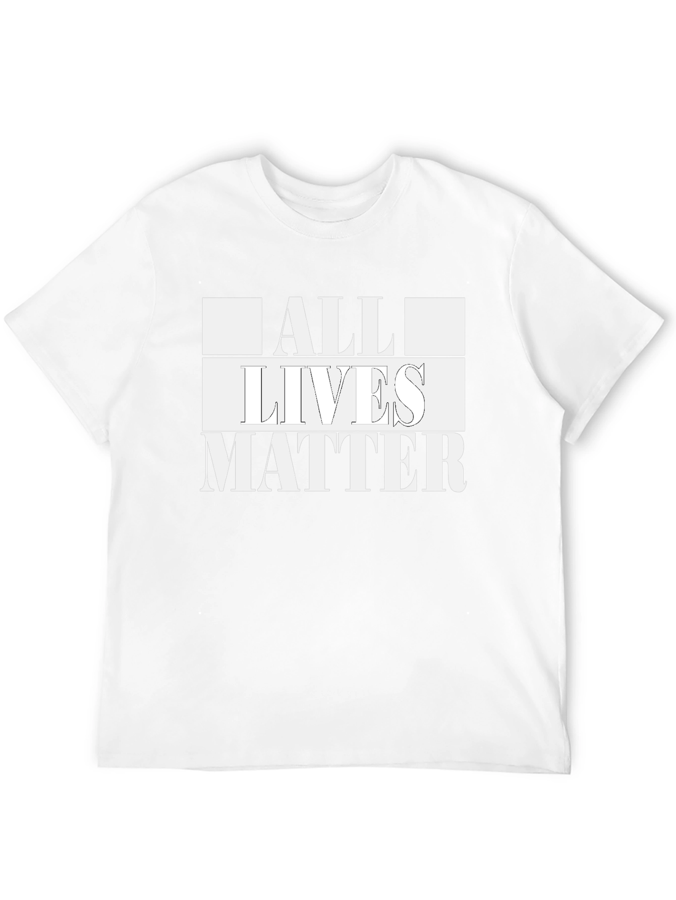 All Lives Matter Graphic Tee - Bold Statement Shirt