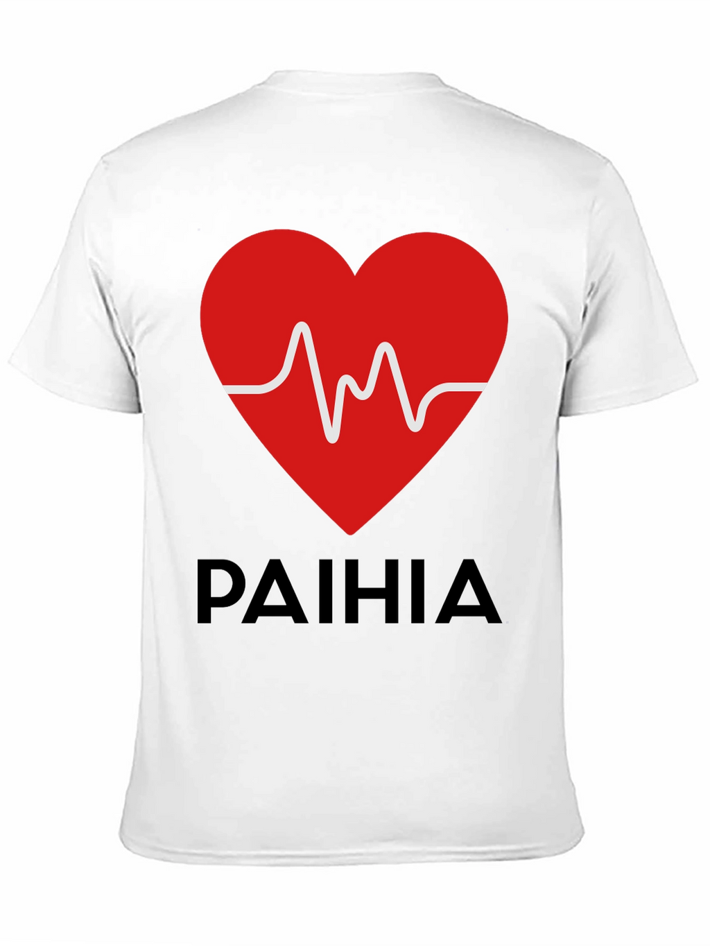 Paihia Heartbeat Graphic Tee - Black