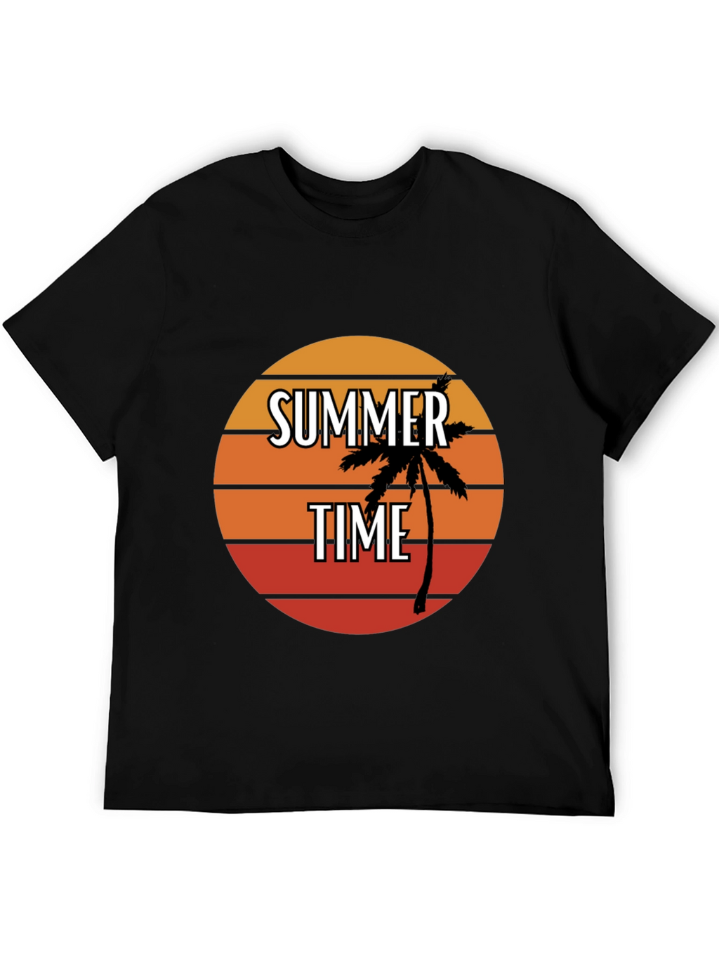 Summer Time Palm Tree Graphic Tee