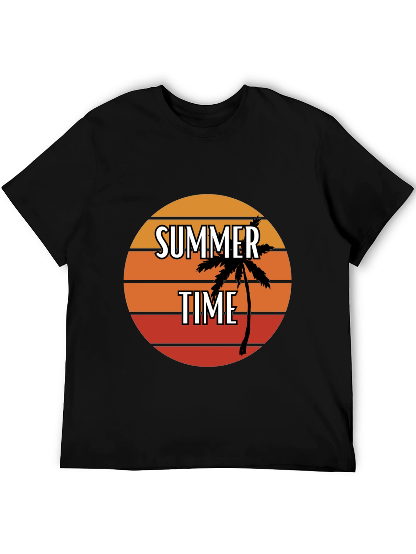 Summer Time Palm Tree Graphic Tee