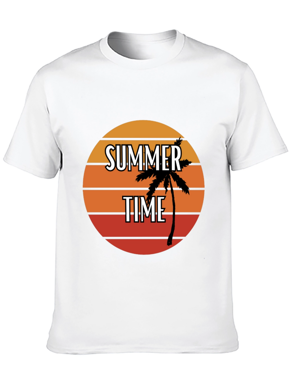Summer Time Palm Tree Graphic Tee