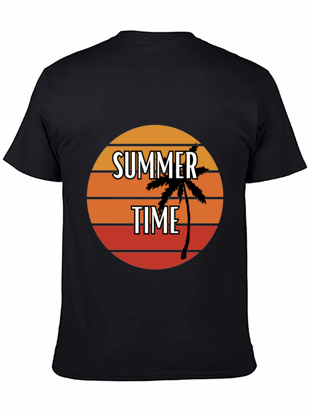 Summer Time Palm Tree Graphic Tee