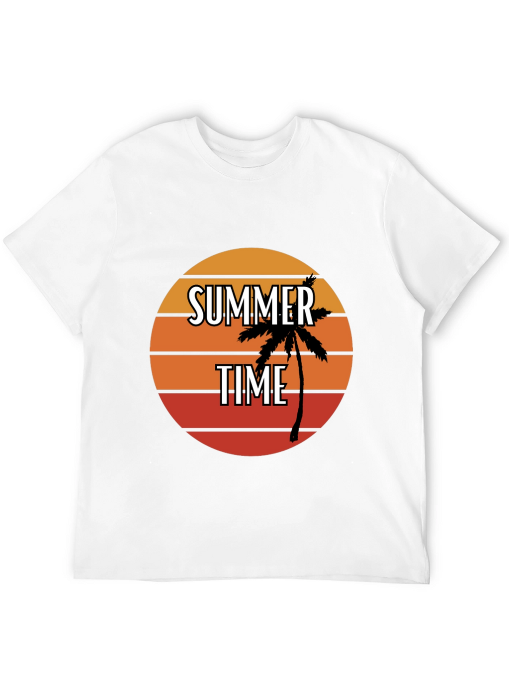 Summer Time Palm Tree Graphic Tee