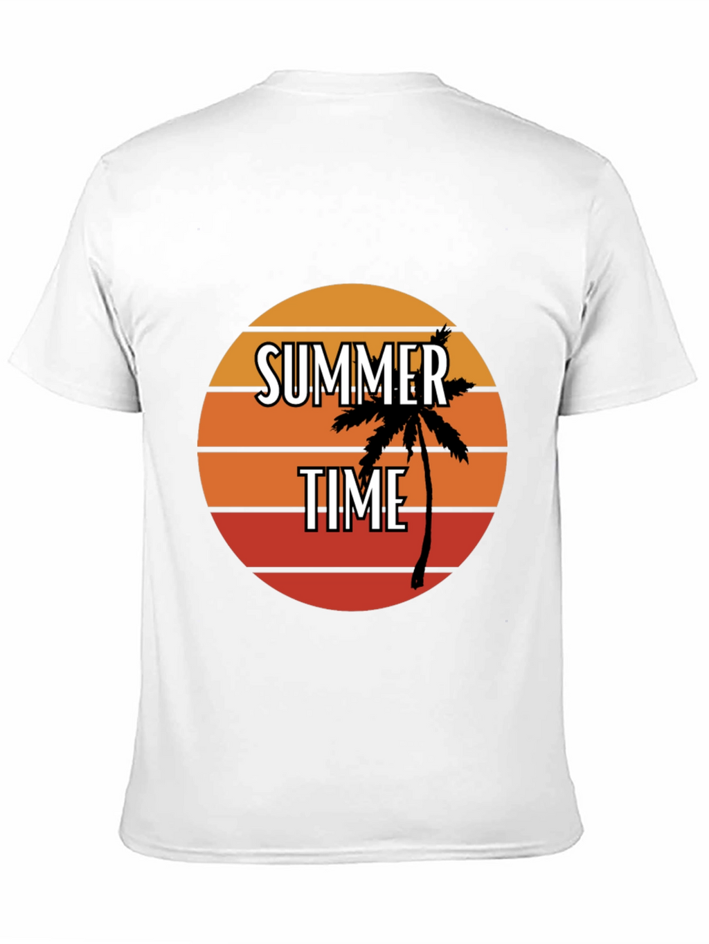 Summer Time Palm Tree Graphic Tee