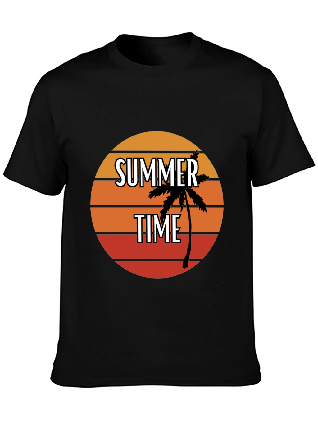 Summer Time Palm Tree Graphic Tee