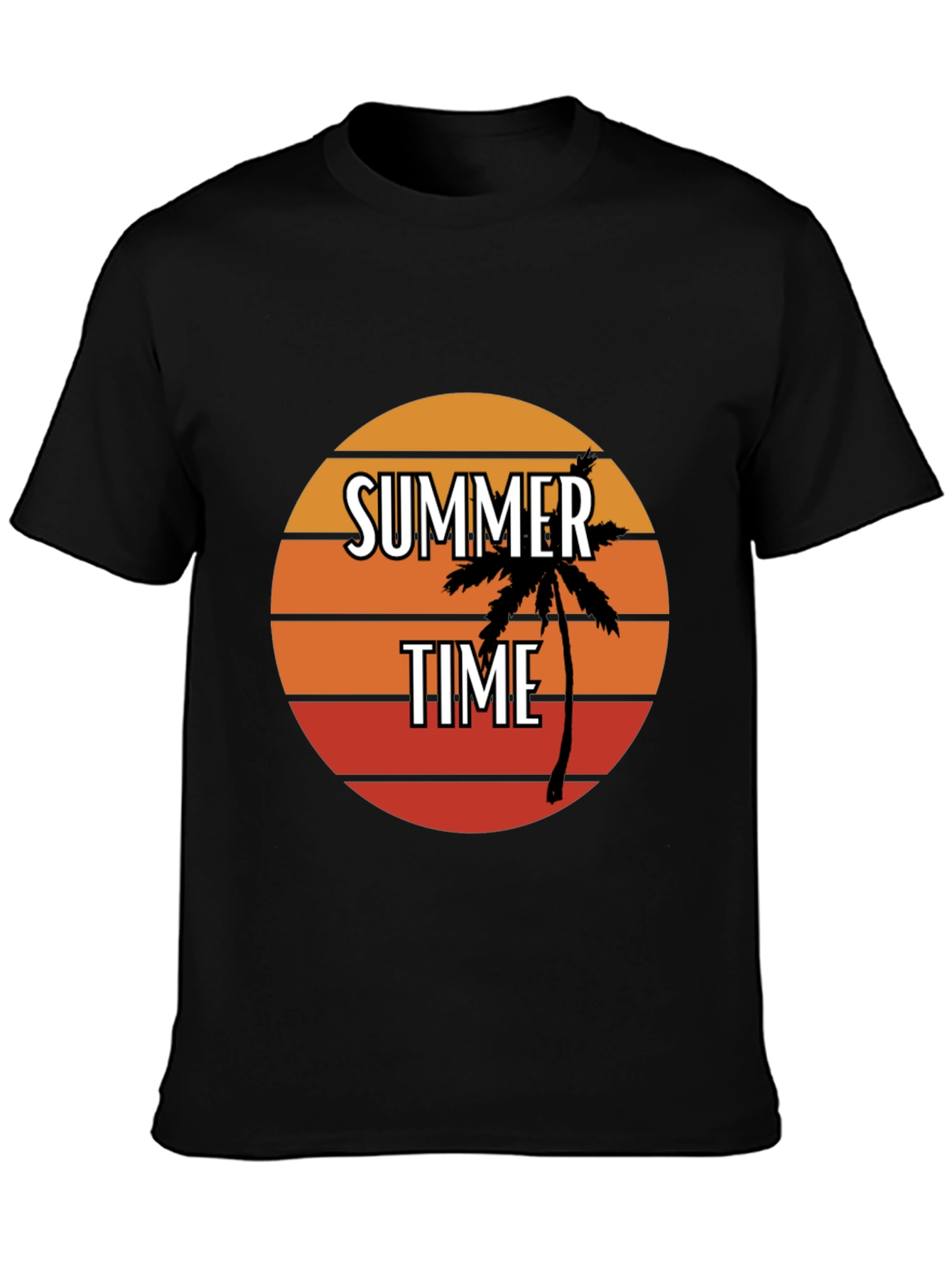 Summer Time Palm Tree Graphic Tee