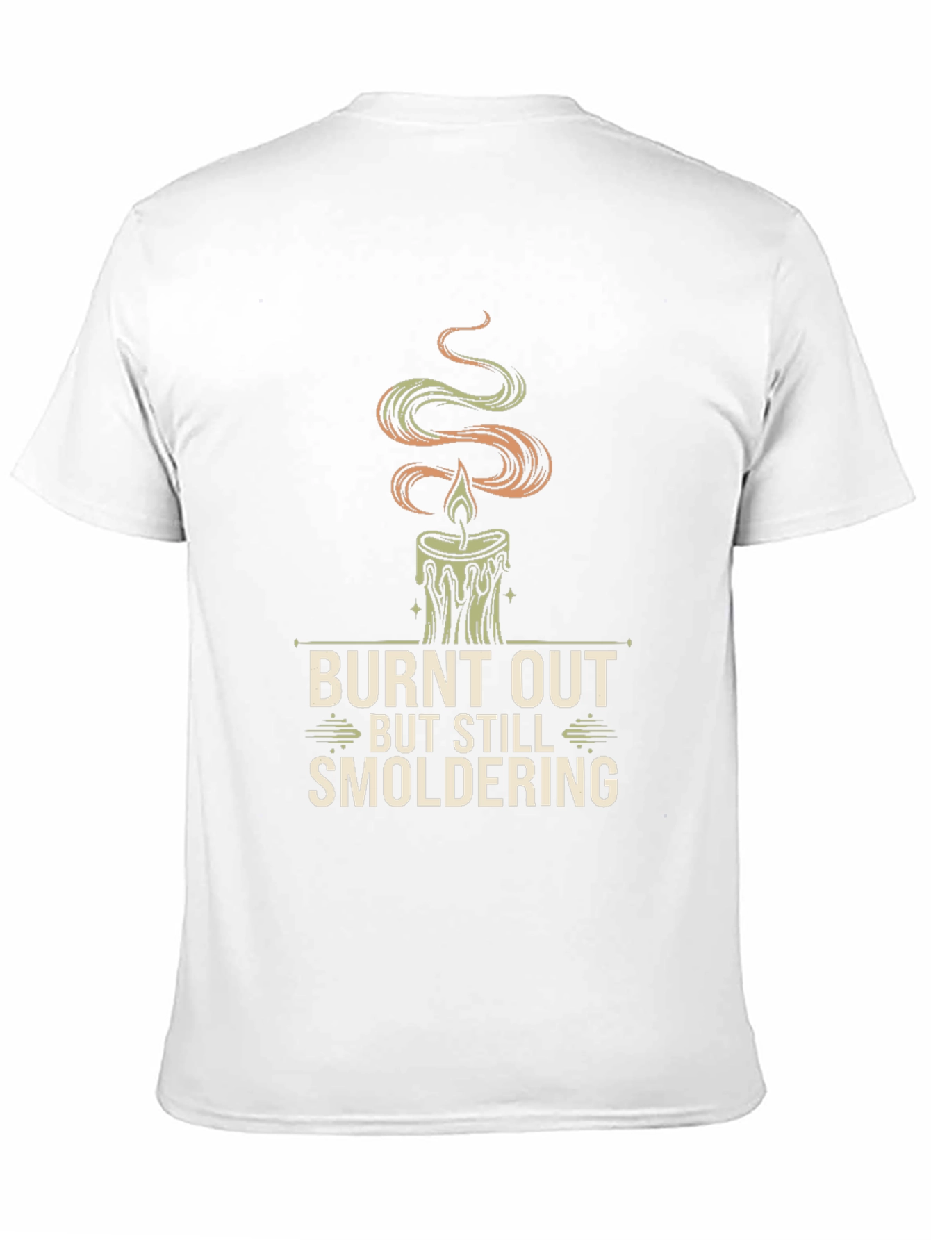 Burnt Out Candle Graphic Tee - Smoldering Style