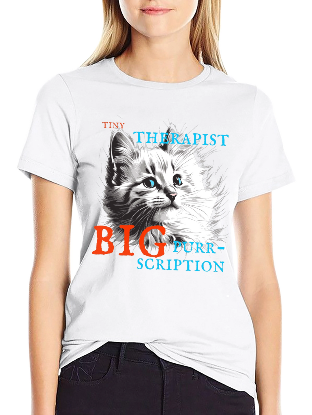 Tiny Therapist Big Purr-scription T-Shirt