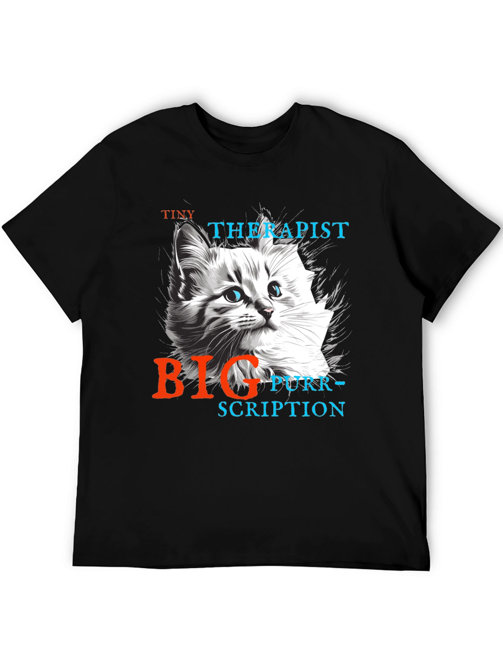 Tiny Therapist Big Purr-scription T-Shirt