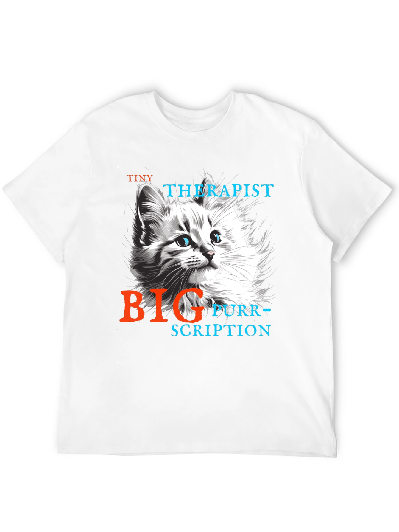 Tiny Therapist Big Purr-scription T-Shirt