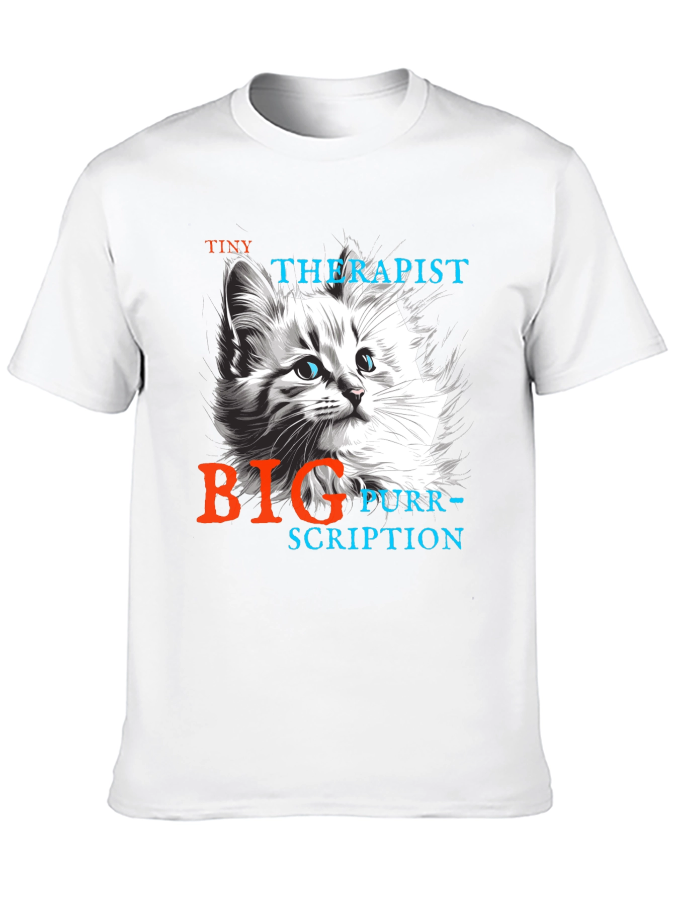 Tiny Therapist Big Purr-scription T-Shirt