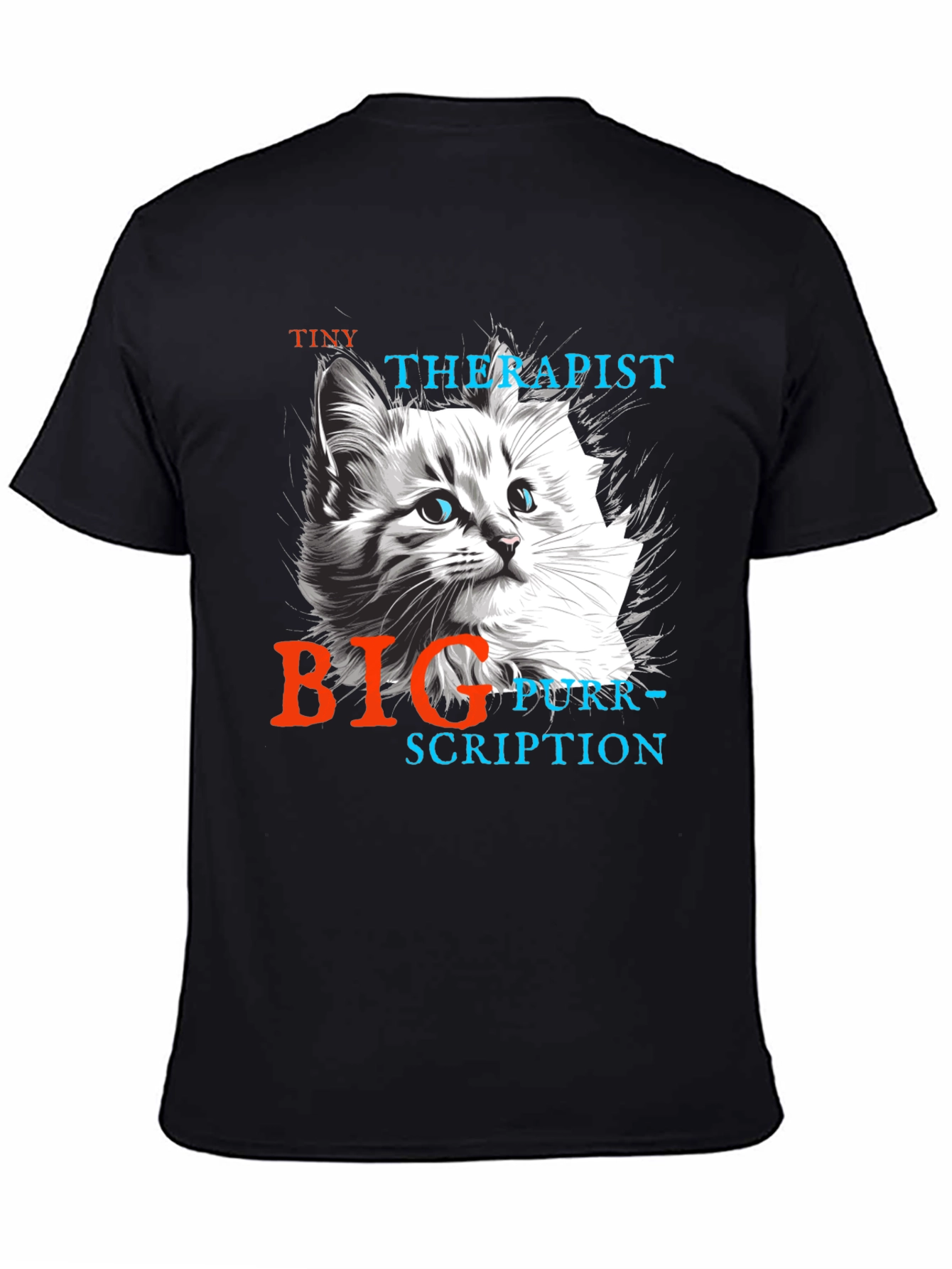 Tiny Therapist Big Purr-scription T-Shirt