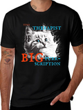 Tiny Therapist Big Purr-scription T-Shirt